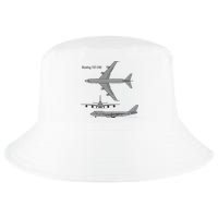 747 Airplane Hand Drawn Graphic Plane Cool Comfort Performance Bucket Hat