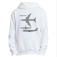 747 Airplane Hand Drawn Graphic Plane Urban Pullover Hoodie