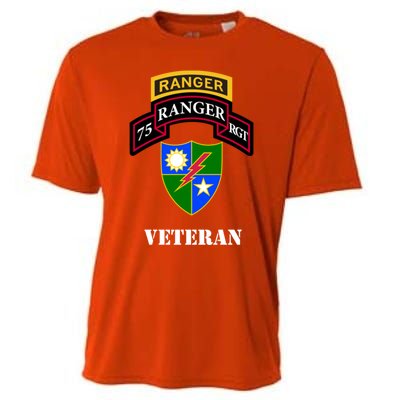 75th Army Ranger Gift Veteran White Gift Cooling Performance Crew T-Shirt