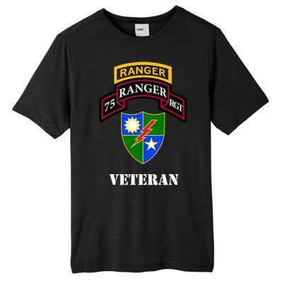 75th Army Ranger Gift Veteran White Gift Tall Fusion ChromaSoft Performance T-Shirt