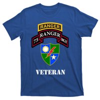 75th Army Ranger Gift Veteran White Gift T-Shirt