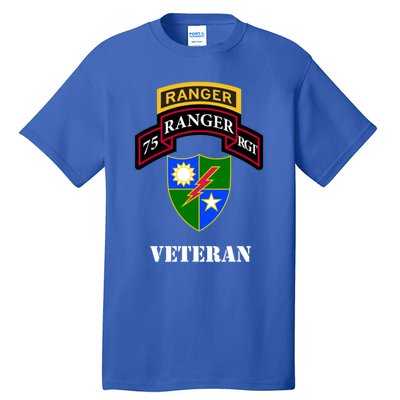 75th Army Ranger Gift Veteran White Gift Tall T-Shirt