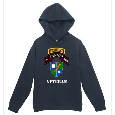 75th Army Ranger Gift Veteran White Gift Urban Pullover Hoodie