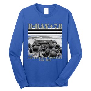 78th Anniversary Ww2 D Day Allied Landing France Gift Long Sleeve Shirt