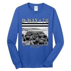 78th Anniversary Ww2 D Day Allied Landing France Gift Tall Long Sleeve T-Shirt