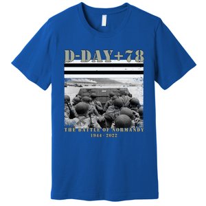 78th Anniversary Ww2 D Day Allied Landing France Gift Premium T-Shirt