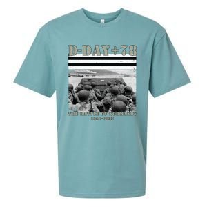 78th Anniversary Ww2 D Day Allied Landing France Gift Sueded Cloud Jersey T-Shirt