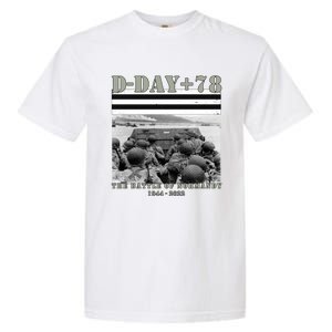 78th Anniversary Ww2 D Day Allied Landing France Gift Garment-Dyed Heavyweight T-Shirt