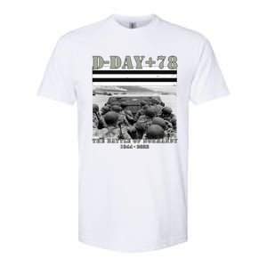 78th Anniversary Ww2 D Day Allied Landing France Gift Softstyle CVC T-Shirt