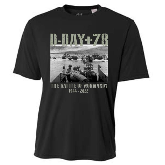 78th Anniversary Ww2 D Day Allied Landing France Gift Cooling Performance Crew T-Shirt