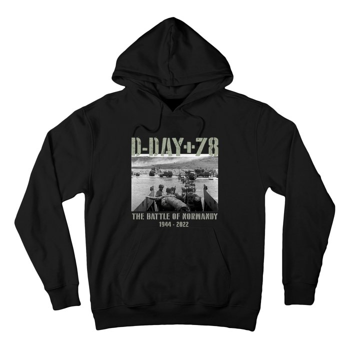 78th Anniversary Ww2 D Day Allied Landing France Gift Hoodie