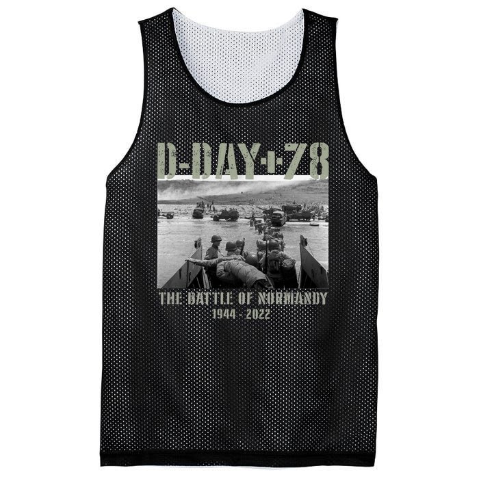 78th Anniversary Ww2 D Day Allied Landing France Gift Mesh Reversible Basketball Jersey Tank