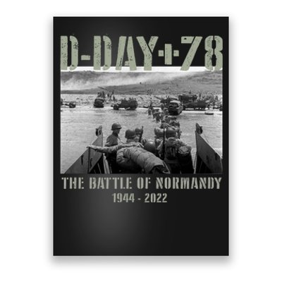 78th Anniversary Ww2 D Day Allied Landing France Gift Poster