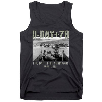 78th Anniversary Ww2 D Day Allied Landing France Gift Tank Top