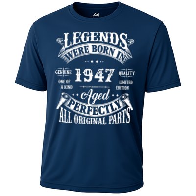 75 Birthday 1947 Gift Vintage 75 Birthday Performance Shirt