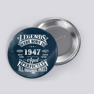 75 Birthday 1947 Gift Vintage 75 Birthday Button