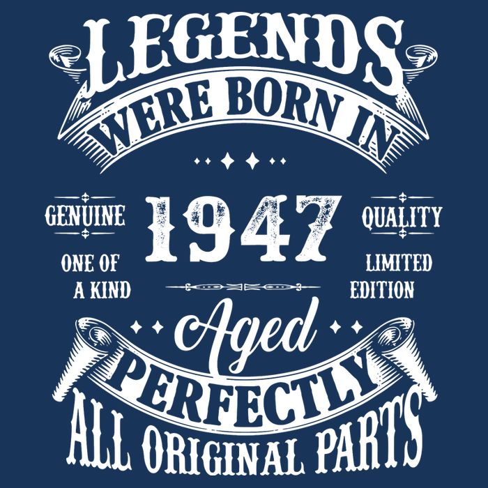 75 Birthday 1947 Gift Vintage 75 Birthday Button