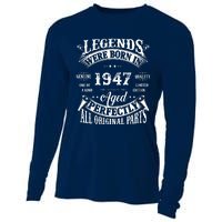 75 Birthday 1947 Gift Vintage 75 Birthday Cooling Performance Long Sleeve Crew