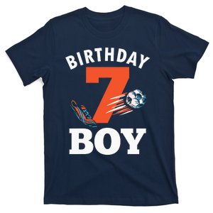 7th Birthday 7 Years Old Soccer Ball T-Shirt