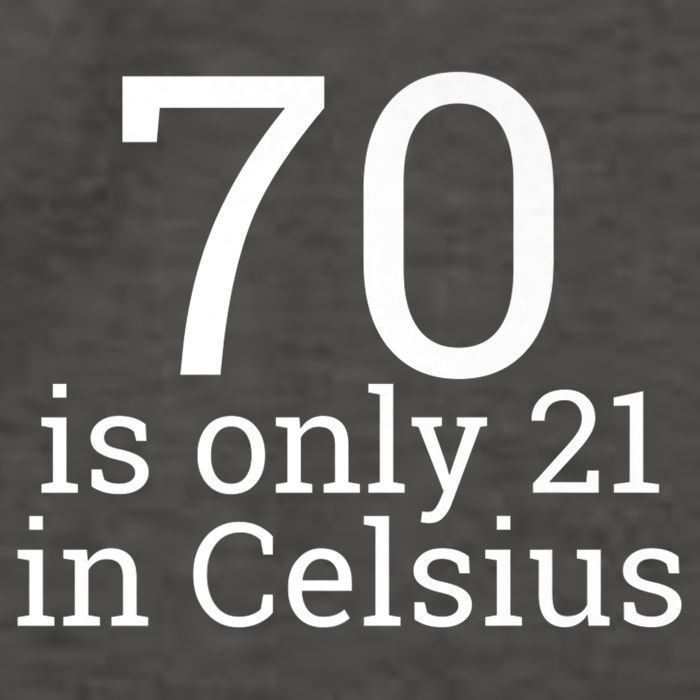70th Birthday 70 is 21 in Celsius funny gift Vector Backpack