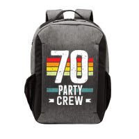 70 Birthday 70 Party Crew Squad 70th Bday Group Birthday Vector Backpack