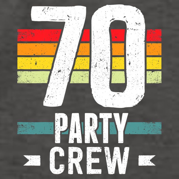 70 Birthday 70 Party Crew Squad 70th Bday Group Birthday Vector Backpack