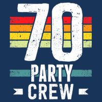 70 Birthday 70 Party Crew Squad 70th Bday Group Birthday Drawstring Bag