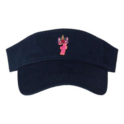 7th Birthday 7 Year Old Birthday Gifts Valucap Bio-Washed Visor