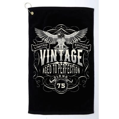75th Birthday , 75th Bday , 75 Years Old Golf Towel