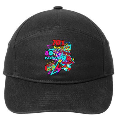 70s Born, 80s Raised, & 90's Made, Journey Three Decades 7-Panel Snapback Hat