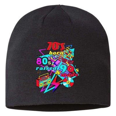 70s Born, 80s Raised, & 90's Made, Journey Three Decades Sustainable Beanie