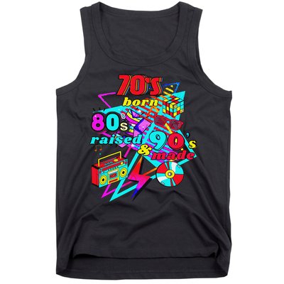 70s Born, 80s Raised, & 90's Made, Journey Three Decades Tank Top