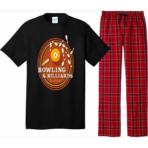 70s Bowling And Billiards Pajama Set