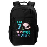 7th Birthday Axolotl - I Am 7 Let's Party A Lotl  Backpack