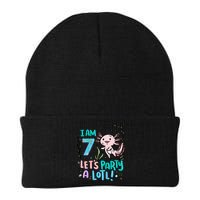 7th Birthday Axolotl - I Am 7 Let's Party A Lotl  Beanie