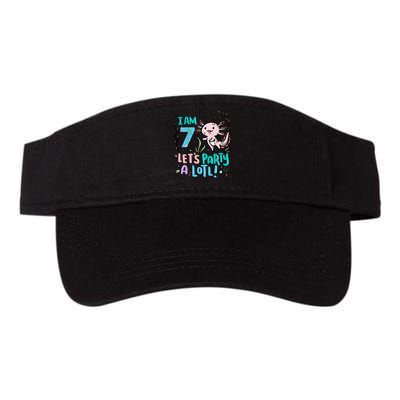 7th Birthday Axolotl - I Am 7 Let's Party A Lotl  Visor