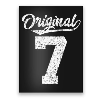 7th Birthday And Original Seven Poster