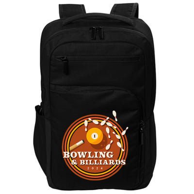 70s Bowling And Billiards Impact Tech Backpack