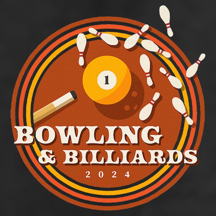 70s Bowling And Billiards Adult Drive Performance Visor