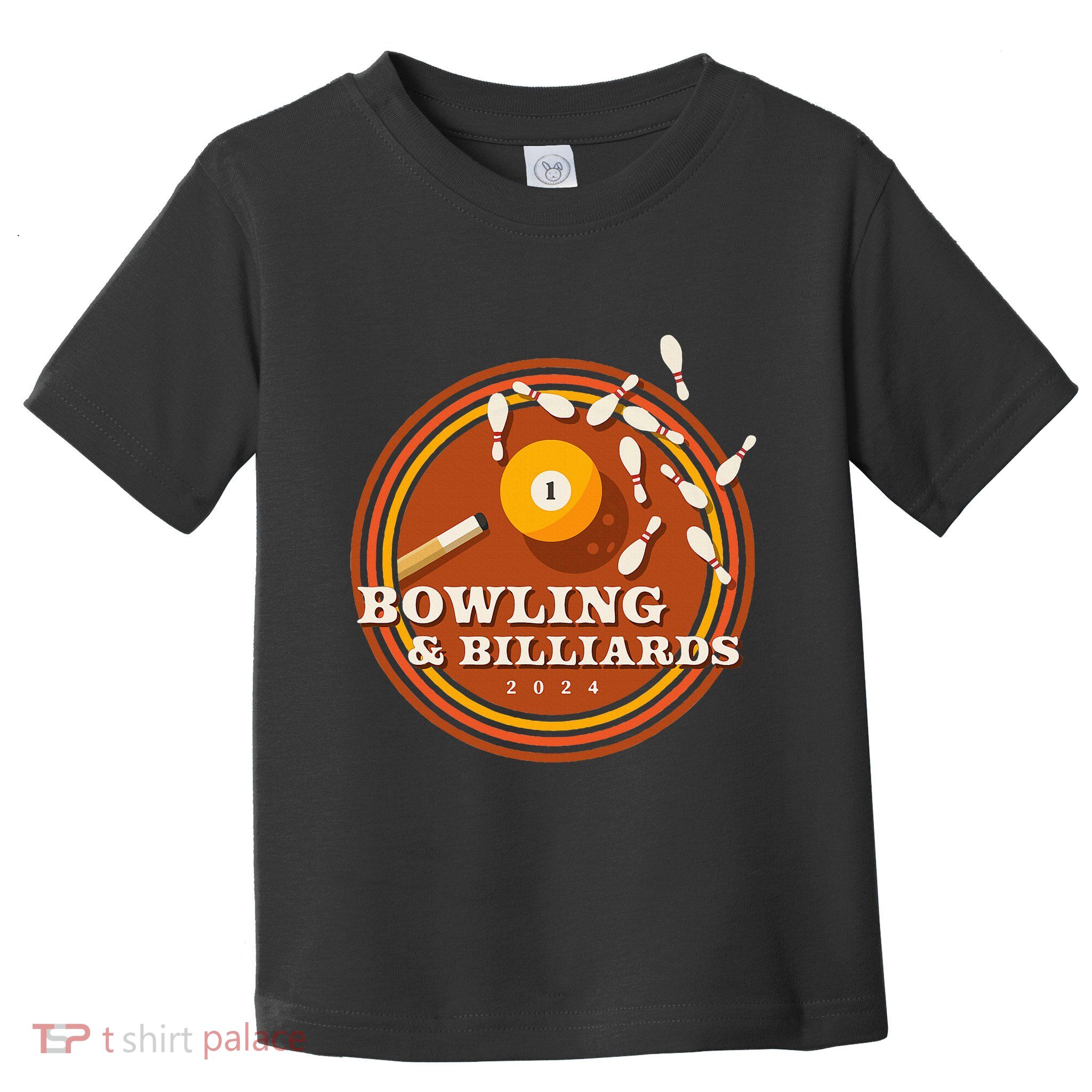70s Bowling And Billiards Toddler T-Shirt