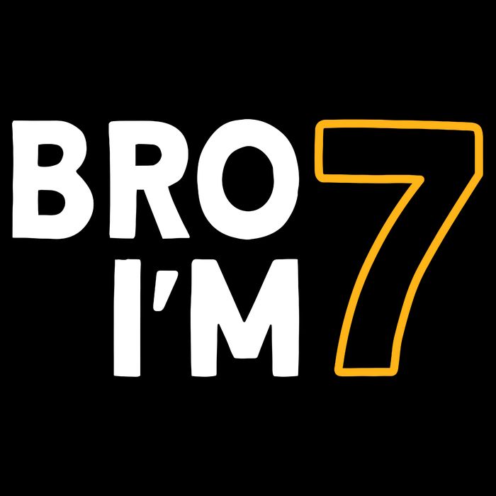 7th Birthday Boy 7th Birthday 7 Years Old Bro Im 7 Cooling Performance Crew T-Shirt