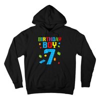 7th Birthday Boy Master Builder Hoodie