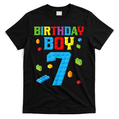 7th Birthday Boy Master Builder T-Shirt