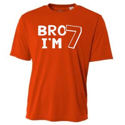 7th Birthday Bro I’m 7 Year Old Seven Seventh Cooling Performance Crew T-Shirt