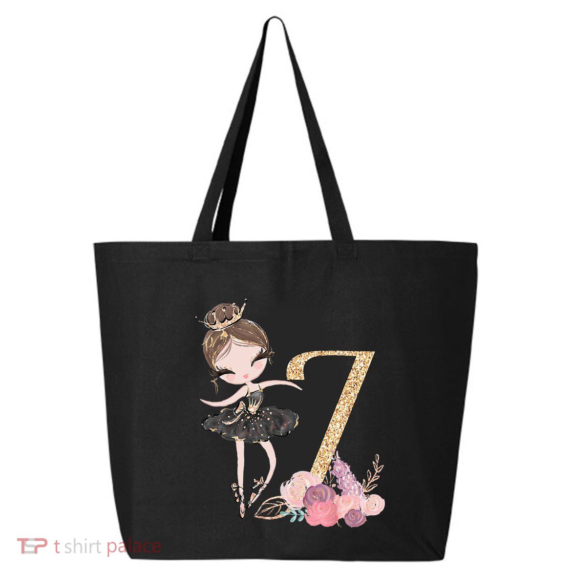 7th Birthday Ballerina Dance School Ballet Tutu 25L Jumbo Tote
