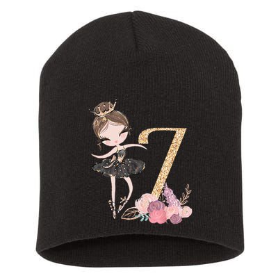7th Birthday Ballerina Dance School Ballet Tutu Short Acrylic Beanie