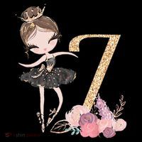 7th Birthday Ballerina Dance School Ballet Flatbill Hat