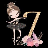7th Birthday Ballerina Dance School Ballet 16 in Basic Backpack