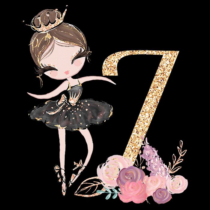 7th Birthday Ballerina Dance School Ballet 16 in Basic Backpack