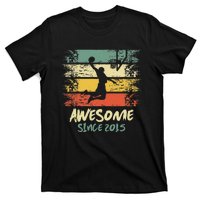 7th Birthday Basketball Player Awesome Since 2015 Vintage T-Shirt